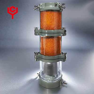 Flange Connection Orange Silica Gel Breather Dehydrating Transformer Type L